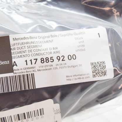 NEW MERCEDES-BENZ CLA C117 AMG FRONT RIGHT AIR DUCT SEGMENT A1178859200 ORIGINAL