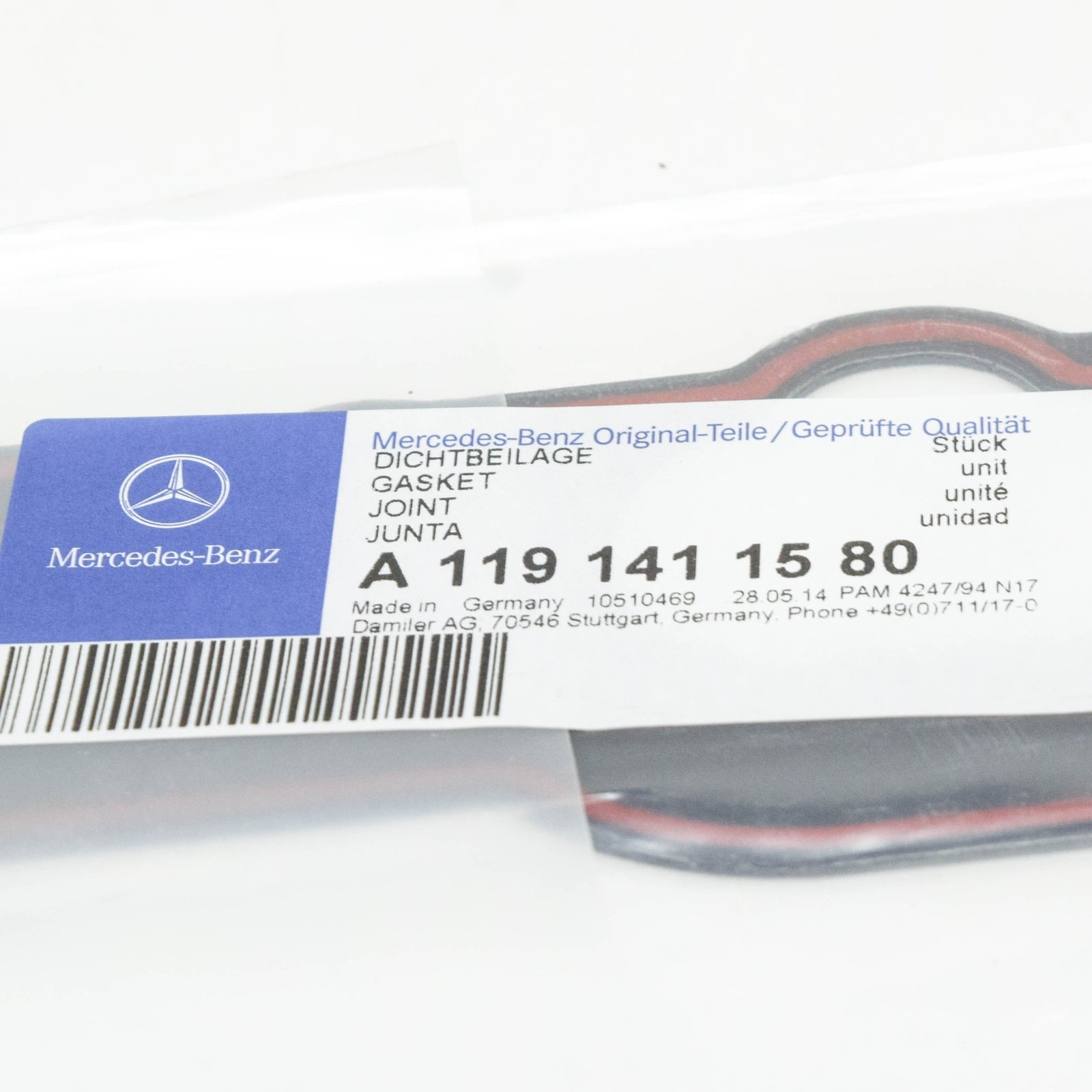 NEW MERCEDES-BENZ SL R129 INTAKE MANIFOLD LEFT GASKET A1191411580 ORIGINAL