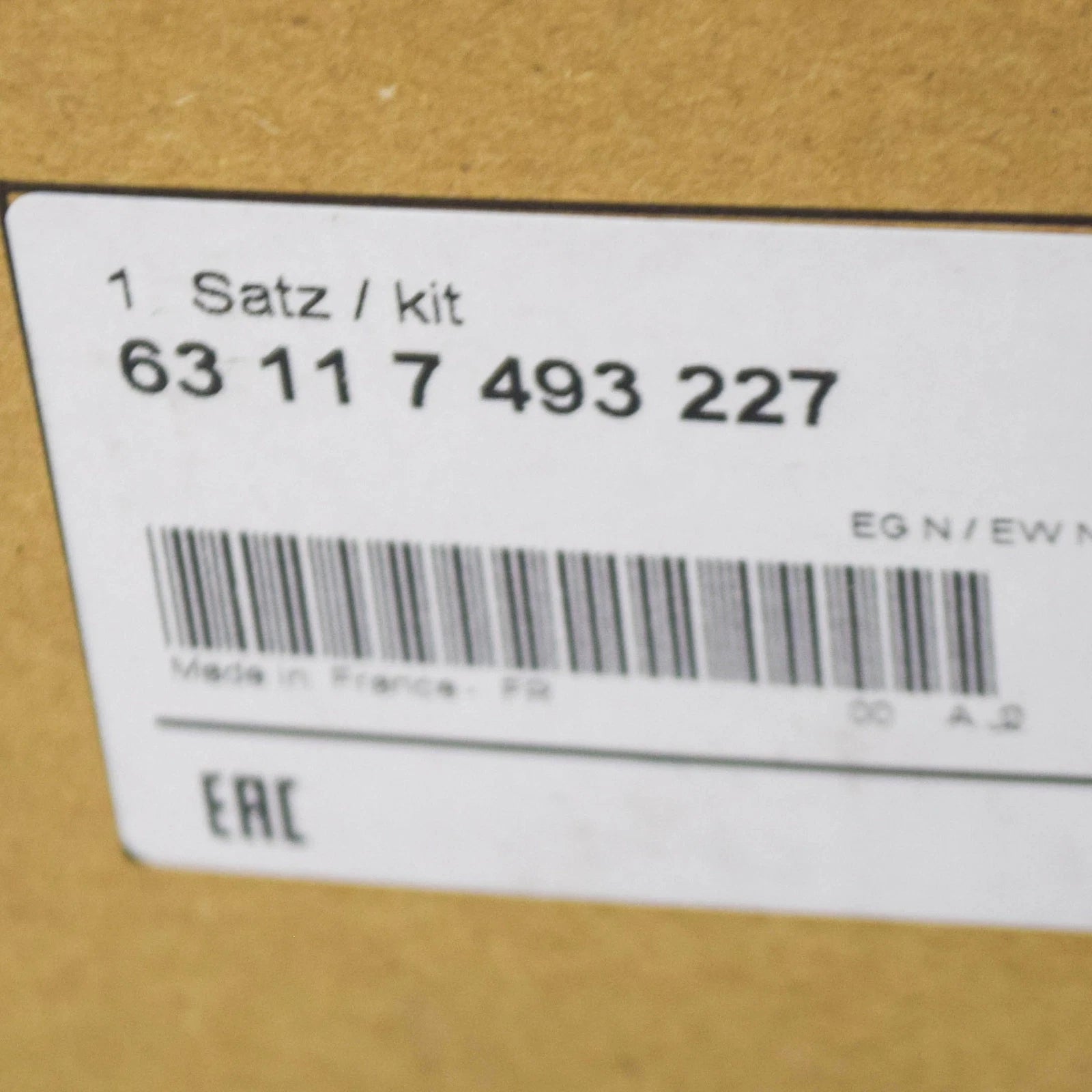 NEW BMW 4 COUPE F32 LEFT DAY TIME RUNNING LIGHT LED MODULE 63117493227 ORIGINAL