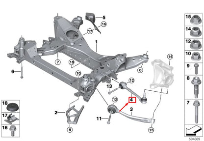 NEW BMW X3 F97 FRONT LEFT LOWER CONTROL ARM 31108067431 ORIGINAL