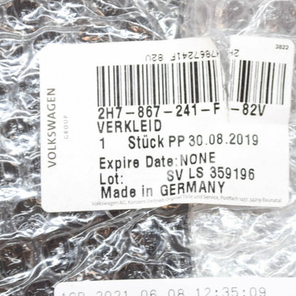 NEW VW AMAROK REAR LEFT C-PILLAR TRIM INTERIOR 2H7867241F82V ORIGINAL