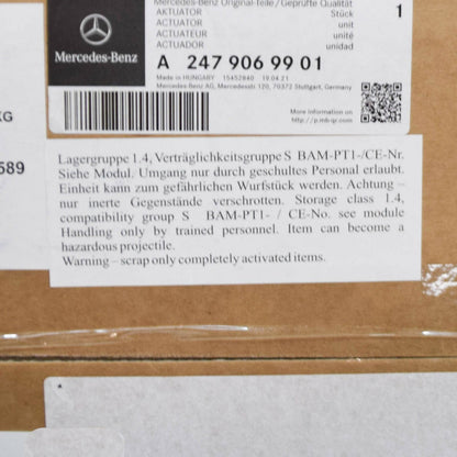 NEW MERCEDES-BENZ GLA H247 HOOD ACTUATOR HINGE A2479069901 2020 ORIGINAL