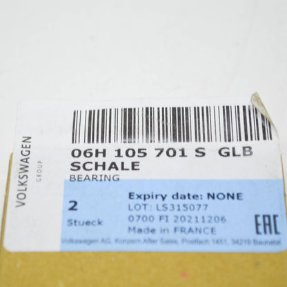 new audi a4 avant b8 engine lower rod bearing half shell 06h105701sglb original