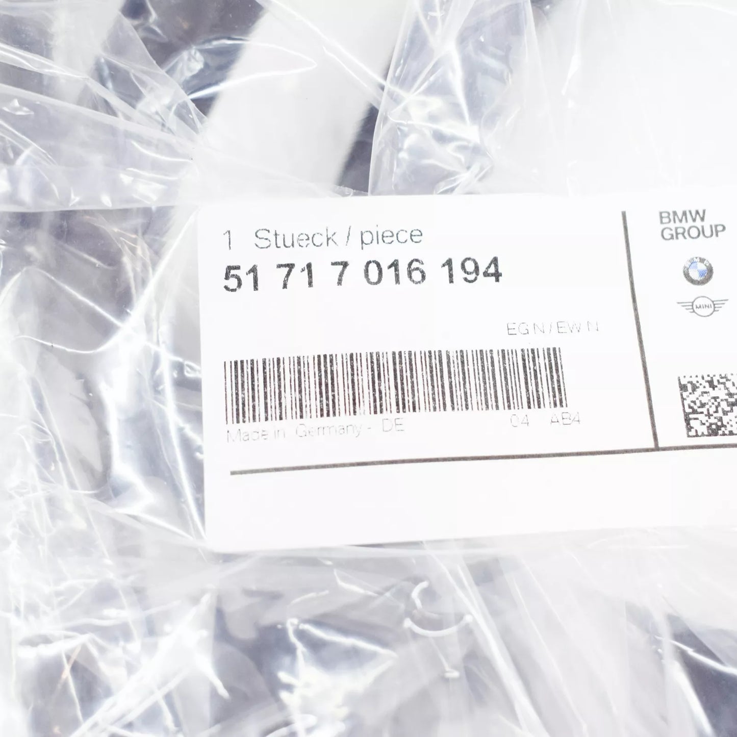 NEW BMW Z4 ROADSTER E85 TRUNK LID GASKET 7016194 51717016194 ORIGINAL