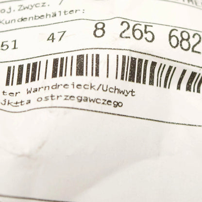 NEW BMW 3 E46 HAZARD WARNING TRIANGLE BRACKET MOUNT 1478265682