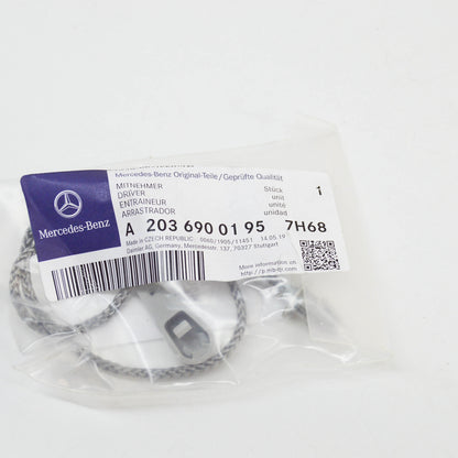 NEW MB C W203 REAR PARCEL SHELF HAT TRAY STRAP A20369001957H68 ORIGINAL