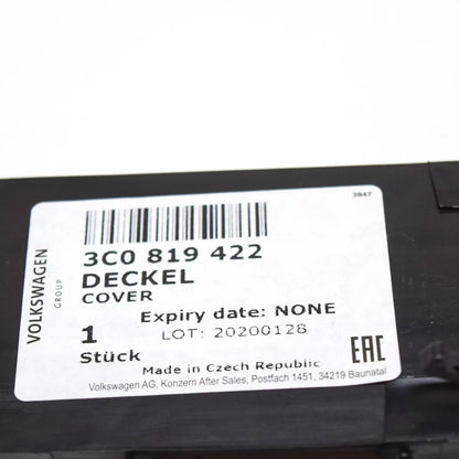 NEW VOLKSWAGEN CC COVER FOR DUST POLLEN FILTER 3C0819422 ORIGINAL