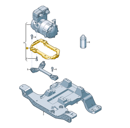 NEW VOLKSWAGEN ID.4 E21 A/C COMPRESSOR BRACKET 1EA816579B ORIGINAL