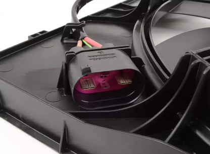 NEW AUDI Q2 ENGINE RADIATOR COOLING FAN WITH FAN RING 5Q0121203DE ORIGINAL