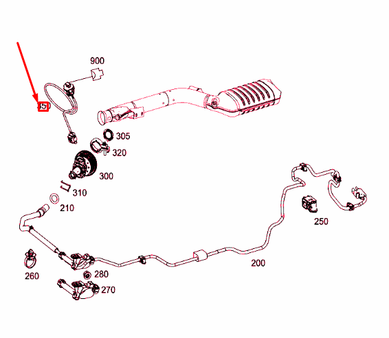 new mercedes-benz e w212 injection nozzle wiring harness a0005400502 original