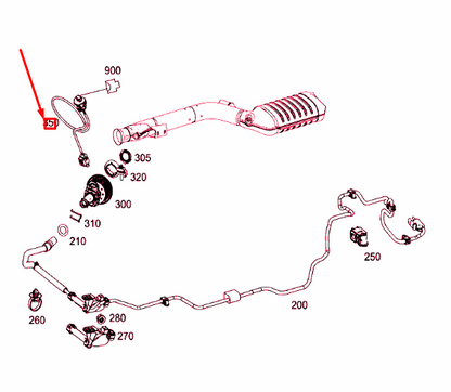 new mercedes-benz e w212 injection nozzle wiring harness a0005400502 original