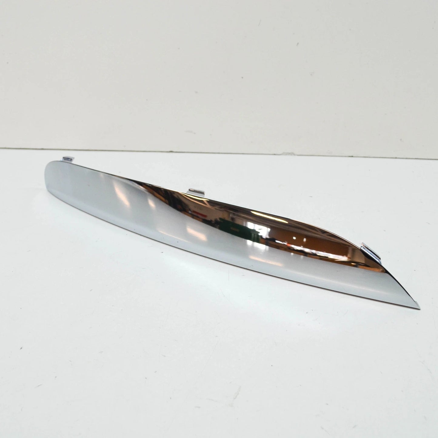 NEW BMW 7 F01 FRONT M BUMPER RIGHT MOLDING TRIM CHROME 51118047728 2015 ORIGINAL