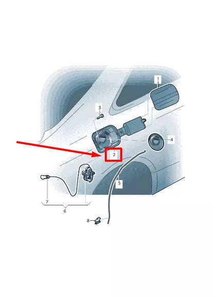 NEW AUDI A5 8T3 FUEL TANK FLAP 8T8809906A