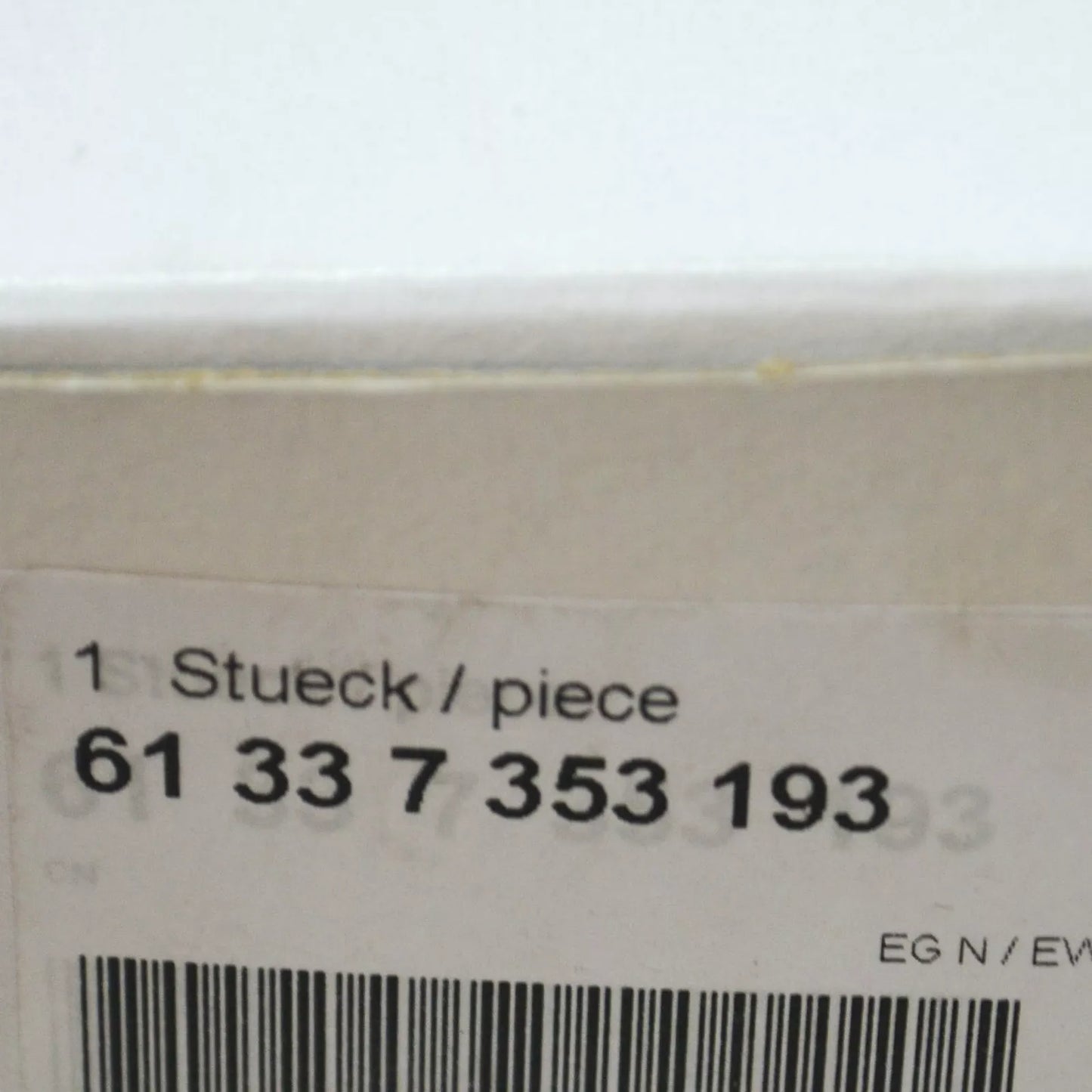 NEW BMW X5 E70 LOW PITCH HORN SIGNAL 7353193 61337353193 ORIGINAL