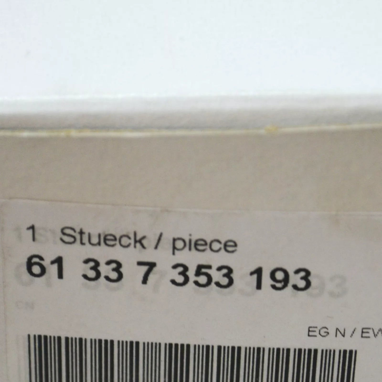 NEW BMW X5 E70 LOW PITCH HORN SIGNAL 7353193 61337353193 ORIGINAL