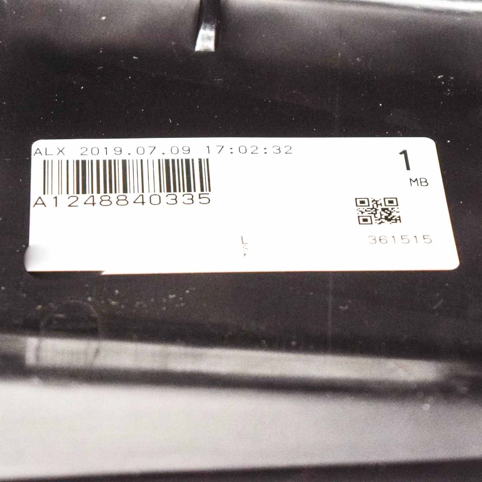 NEW MB E W124 PARTITION PANEL BETWEEN WHEELHOUSE LEFT A1248840335 ORIGINAL