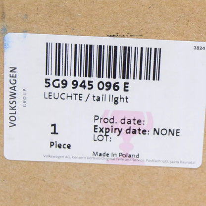NEW VW GOLF MK7 VARIANT REAR RIGHT OUTER TAILLIGHT 5G9945096E ORIGINAL