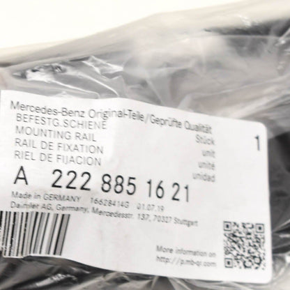 NEW MERCEDES-BENZ S W222 REAR RIGHT BUMPER MOUNTING RAIL A2228851621 ORIGINAL