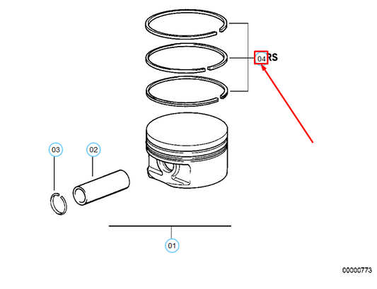 new bmw 3 e46 repair kit 1x piston rings 11251437141 1437141 original