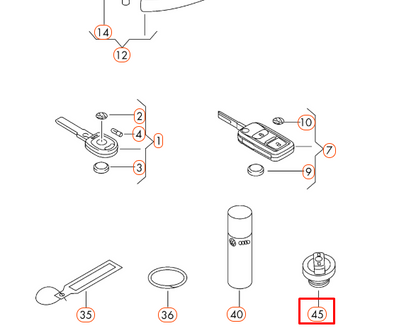 NEW VOLKSWAGEN AMAROK FUEL TANK CAP 1J0201550B M9B9 ORIGINAL