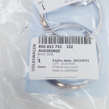 NEW AUDI TT FV3 REAR TRUNK BOOT LID EMBLEM BADGE 8S08537422ZZ ORIGINAL