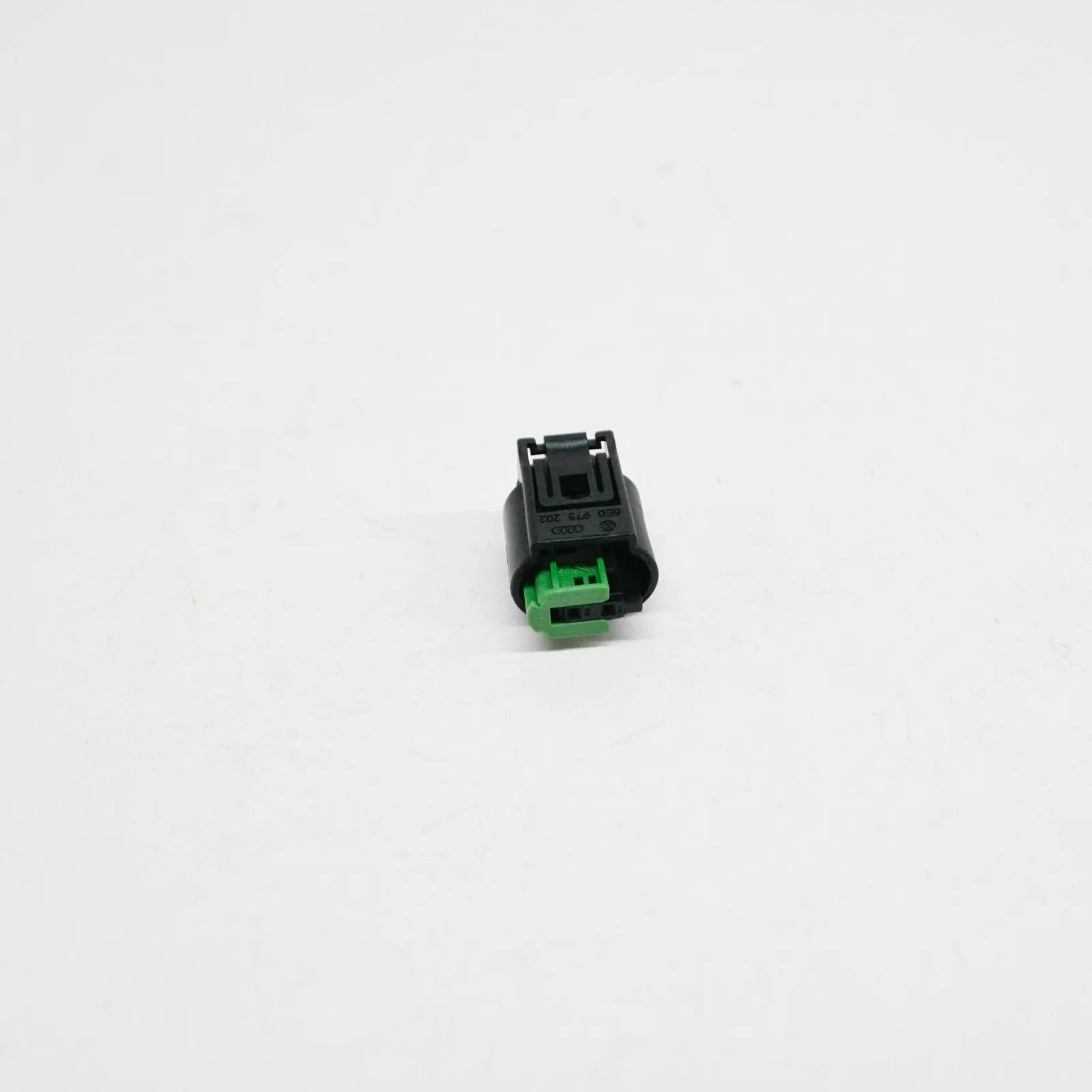 NEW AUDI A1 MK1 FLAT CONTACT HOUSING 2 PIN BLACK 8E0973202 ORIGINAL