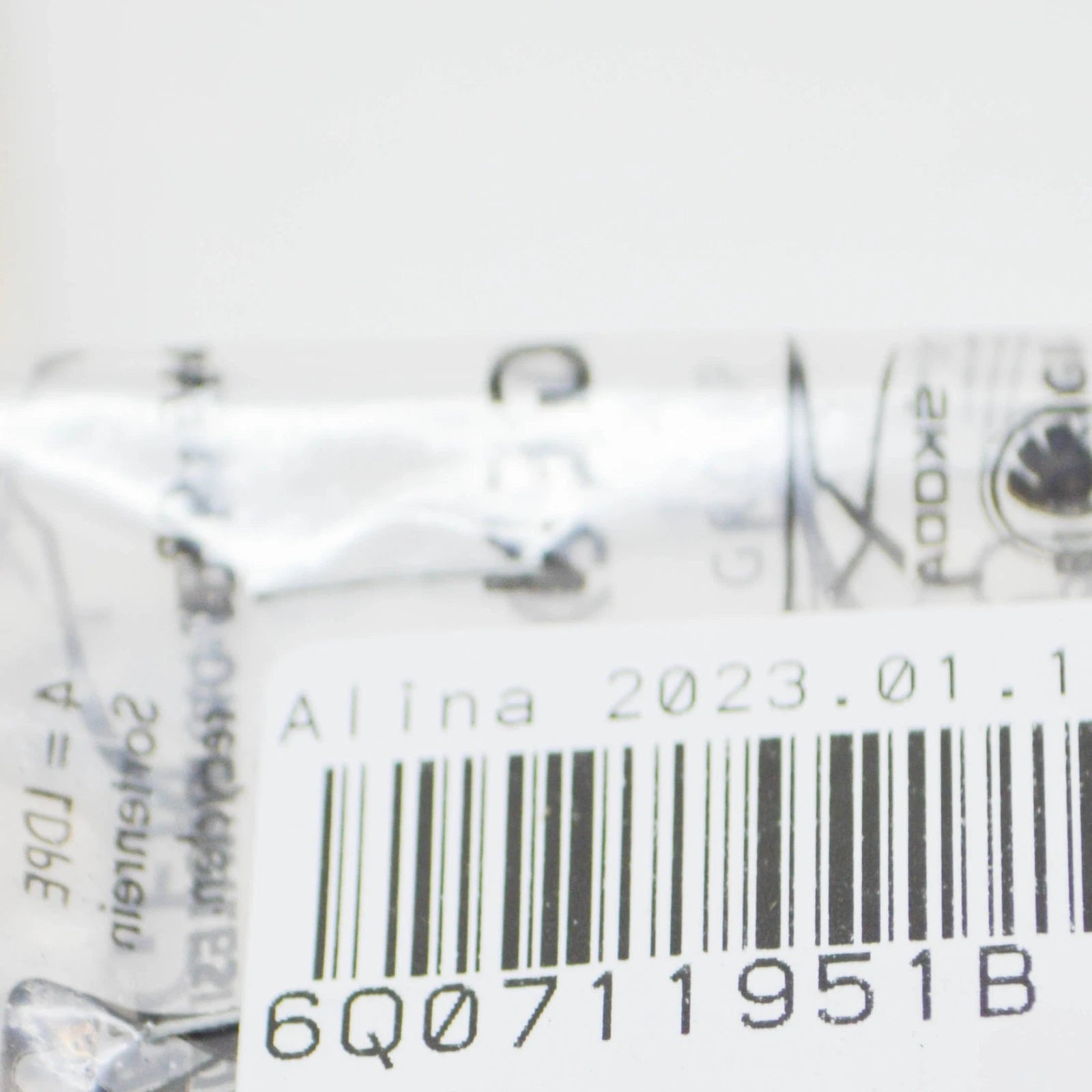 NEW VOLKSWAGEN FOX LEFT GUIDE TUBE FOR HANDBRAKE CABLE 6Q0711951B ORIGINAL