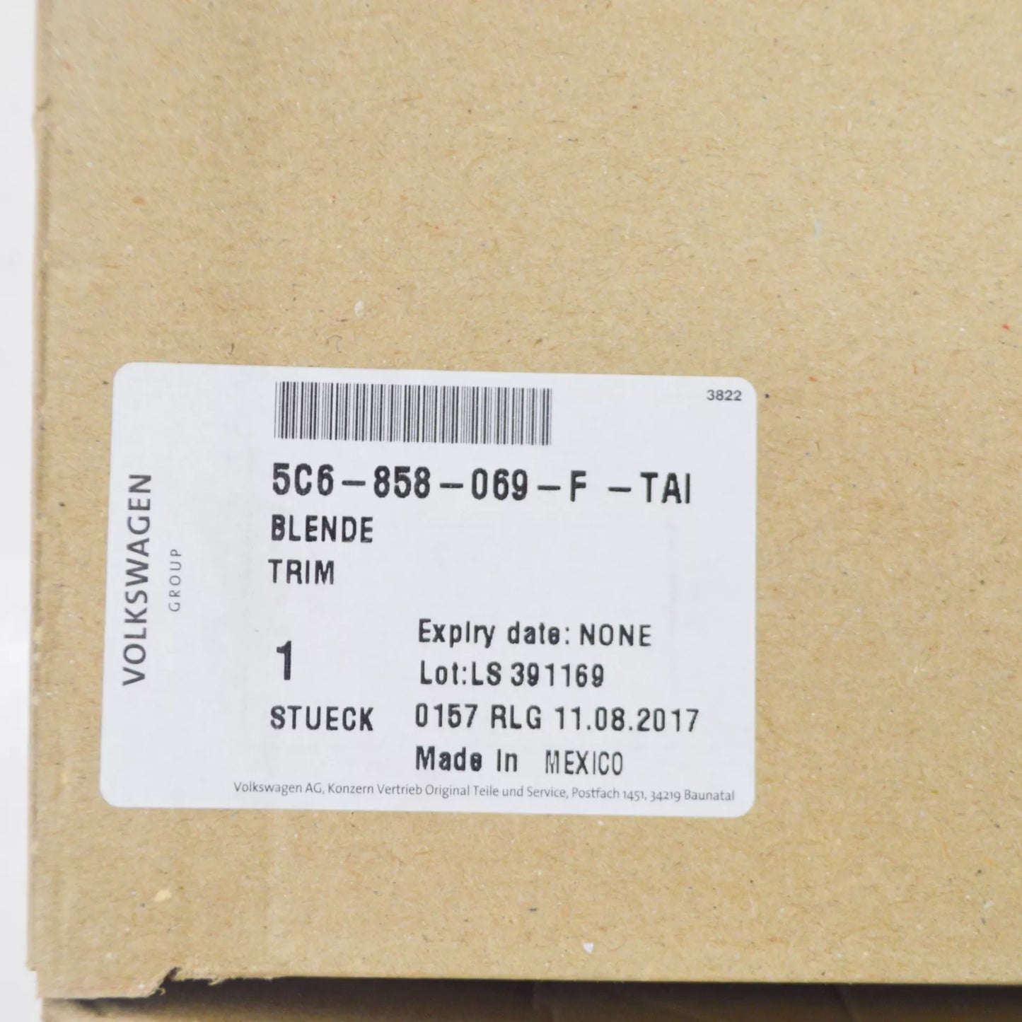 NEW VW JETTA MK6 16 CENTER INSTRUMENT PANEL RADIO TRIM 5C6858069FTAI