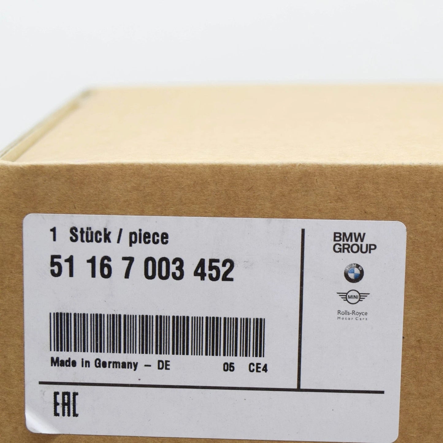 NEW BMW 3 E46 FRONT RIGHT DOOR WING MIRROR 51167003452 7003452 LHD ORIGINAL