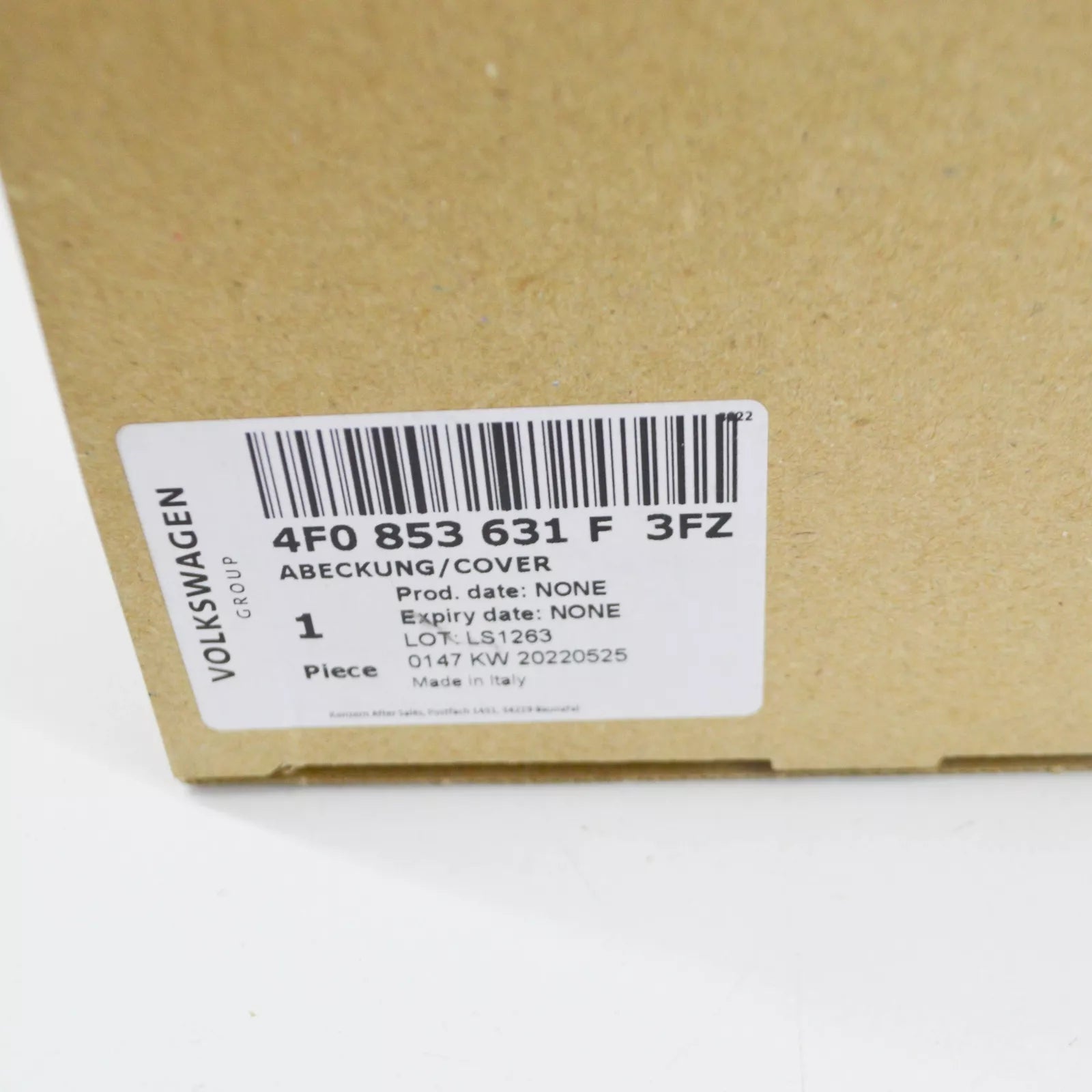 NEW AUDI A6 C6 RADIATOR GRILLE COVER 4F0853631F3FZ ORIGINAL