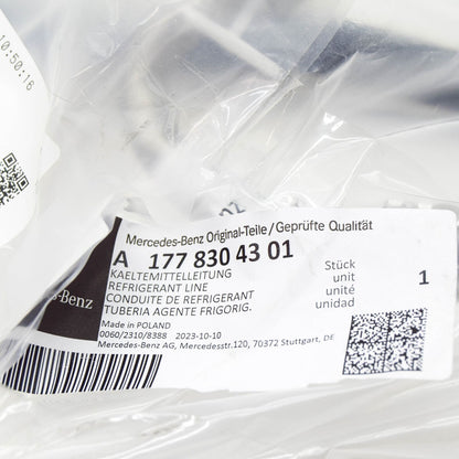 NEW MERCEDES-BENZ A W177 A/C REFRIGERANT LINE RHD A1778304301 ORIGINAL