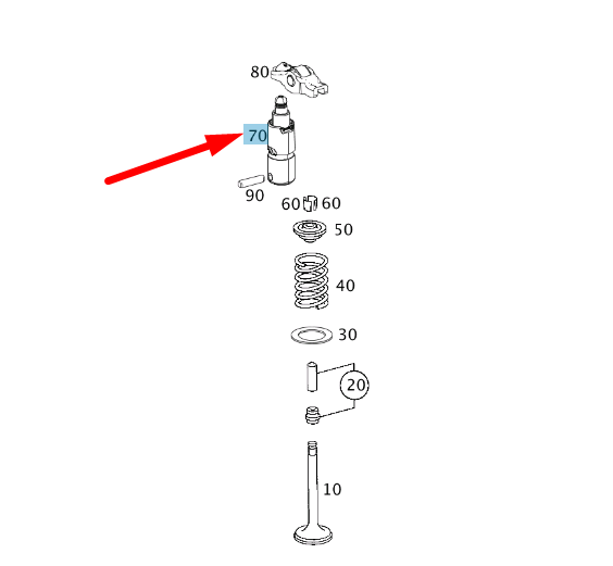 new mercedes-benz slk r172 valve compensating element a1520500085 original
