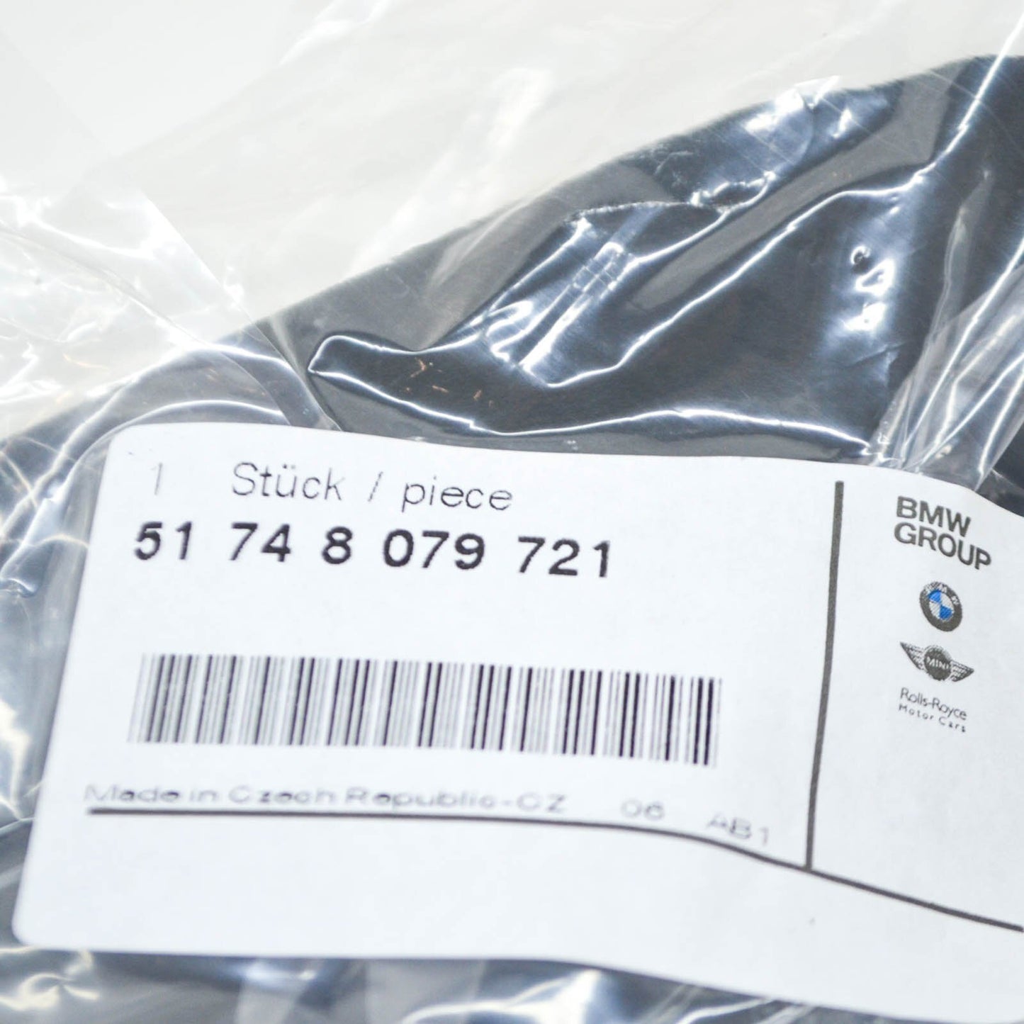 new bmw 3 g20 front m bumper left center air duct cover 51748079721 original