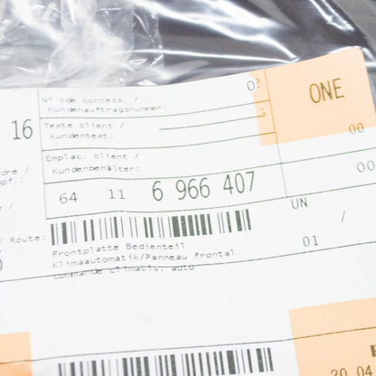 NEW BMW 3 E90 INTERIOR HVAC TRIM PANEL 64116966407 6966407 ORIGINAL