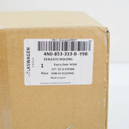NEW AUDI A8 4N D5 FRONT BUMPER LEFT TRIM 4N0853333BY9B ORIGINAL