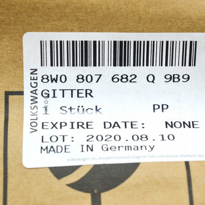 NEW AUDI A4 AVANT B9 FRONT RIGHT BUMPER UPPER GRILLE 8W0807682Q9B9