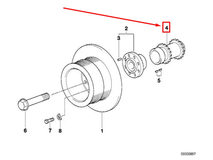 NEW BMW X5 E53 LOWER TIMING CHAIN SPROCKET 11211742435 1742435 ORIGINAL