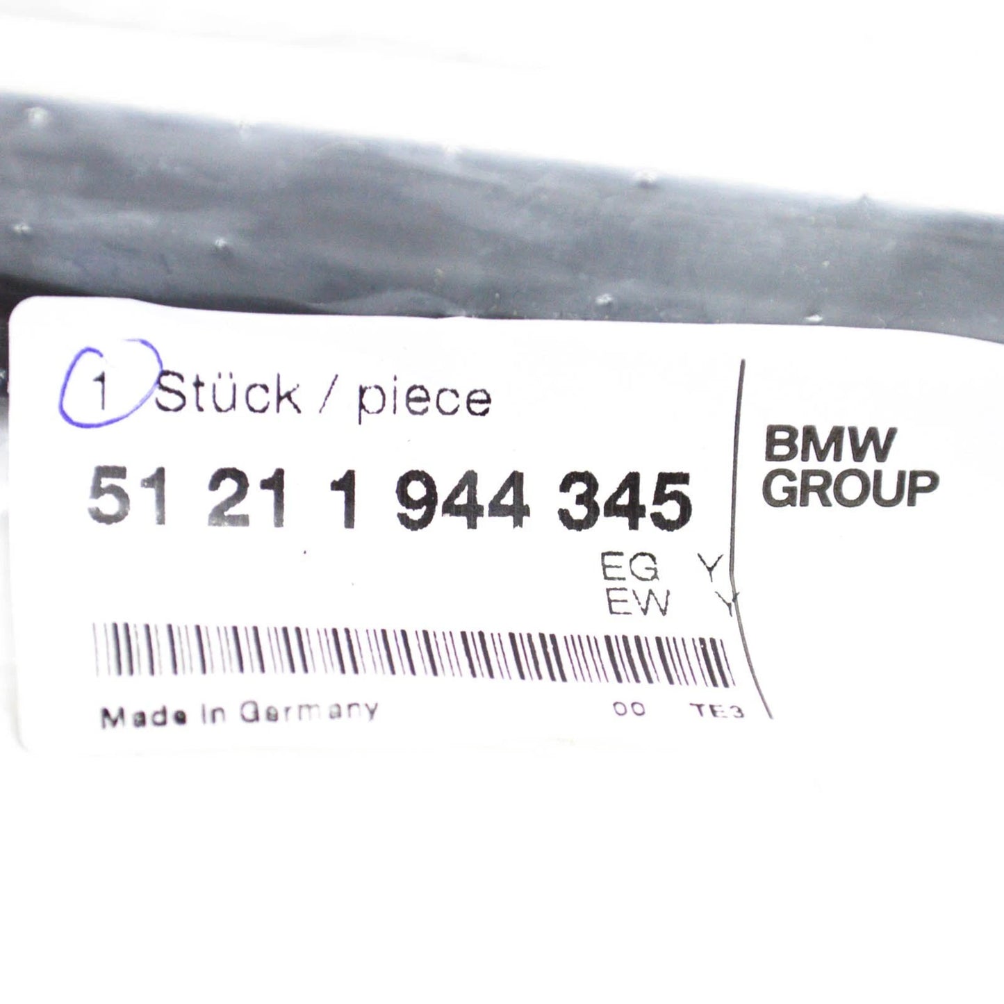 NEW BMW 5 E34 FRONT LEFT DOOR OUTER WEATHER STRIP 51211944345 1944345 ORIGINAL