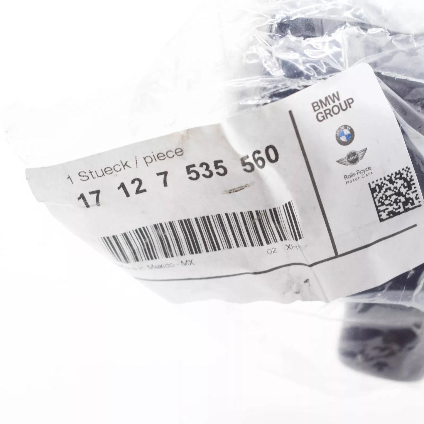 NEW BMW X3 G01 RIGHT WATER RADIATOR HOSE 17127535560 ORIGINAL