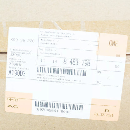 NEW BMW X5 E70 REAR ENGINE CRANKSHAFT COVER 8483798 11148483798 GENNUINE