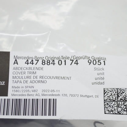 NEW MB VITO W447 FRONT BUMPER RIGHT COVER TRIM A44788401749051