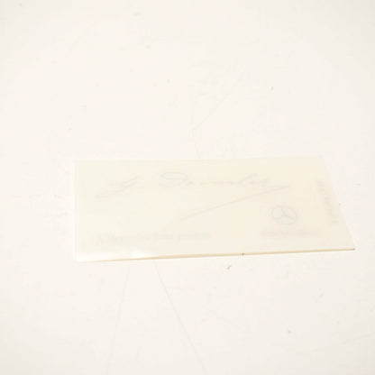 NEW MERCEDES G DAIMLER SIGNED CLEAR WINDSHIELD GLASS DECAL A0045847338 ORIGINAL