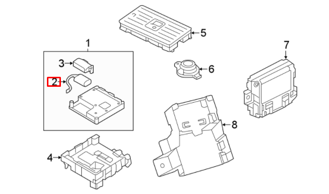 NEW AUDI E-TRON GT BATTERY FOR EMERGENCY SUPPLY 4K0915989C ORIGINAL