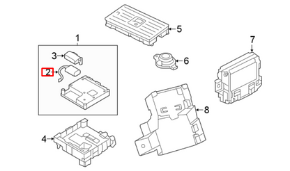 NEW AUDI E-TRON GT BATTERY FOR EMERGENCY SUPPLY 4K0915989C ORIGINAL