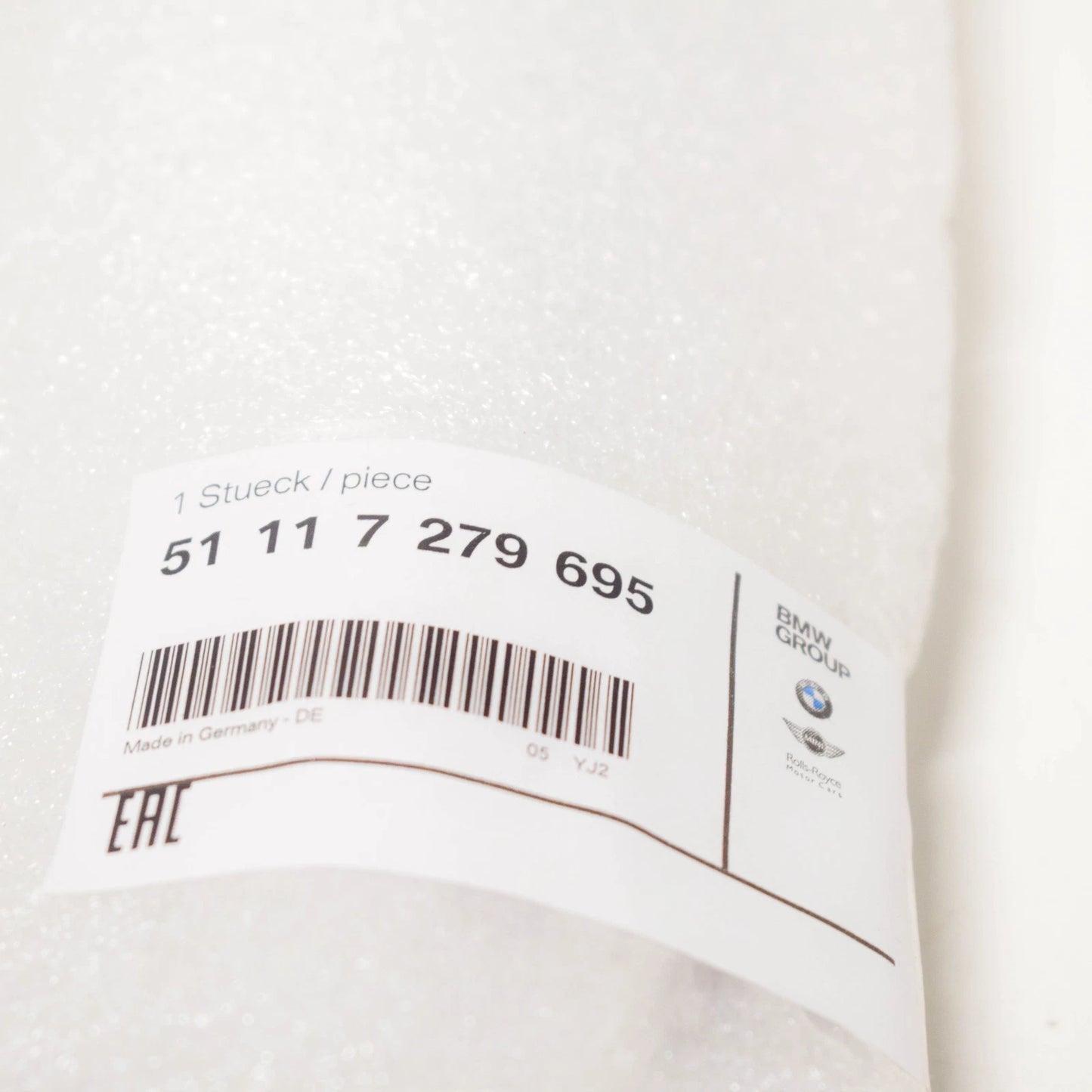 NEW BMW 3 F30 LEFT FOG LIGHT GRILLE COVER 51117279695 7279695 2014 ORIGINAL