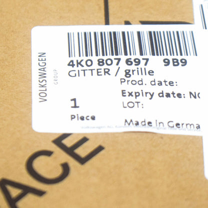 NEW AUDI A6 C8 FRONT LEFT BUMPER LOWER INNER GRILLE 4K08076979B9 ORIGINAL