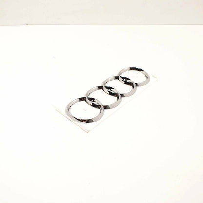 NEW AUDI A4 AVANT B7 REAR TRUNK CHROME BADGE RINGS EMBLEM 8E98537422ZZ