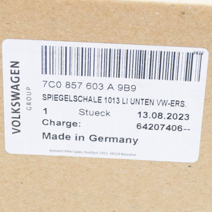 NEW VW CRAFTER SZ FRONT LEFT LOWER DOOR MIRROR FRAME 7C0857603A9B9 ORIGINAL