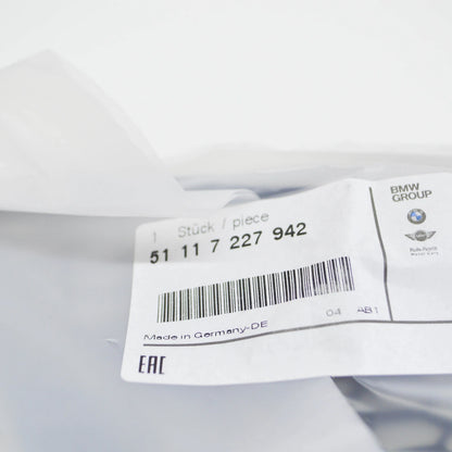 NEW BMW 3 COUPE E92 FRONT BUMPER RIGHT OPEN GRID GRILLE 51117227942 ORIGINAL