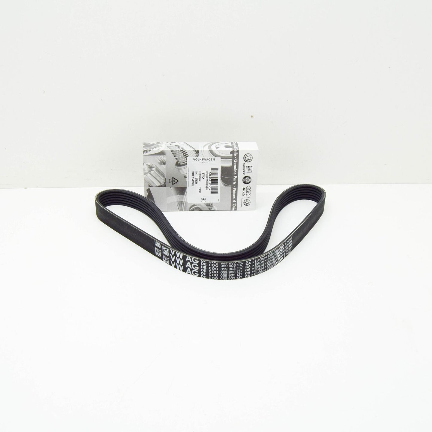 NEW AUDI A4 B9 ENGINE V-RIBBED BELT 059903137CA ORIGINAL